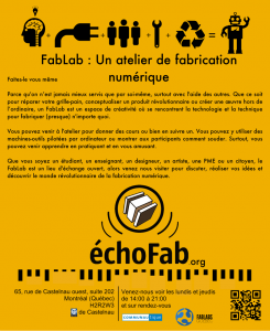 Écho Fab : atelier numérique communautaire
